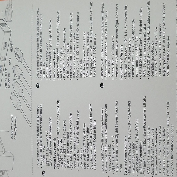 Universal USB Docking Station 3.0 Mini Dock From J5Create - Picture 5 of 7